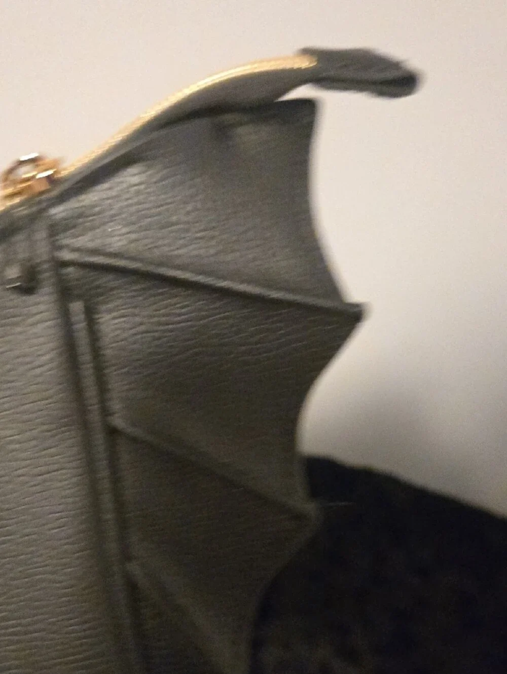 Jeffree Star Black Cosmetic Bag with Orange Star Accent